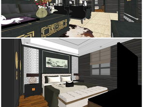 原創(chuàng)精品新中式住宅室內(nèi)SU模型設(shè)計(jì)圖 55.80MB高清家裝模型庫(kù)資源解析